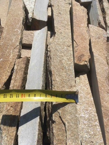 Горбушка златолит золотистый для облицовки купить в Аше