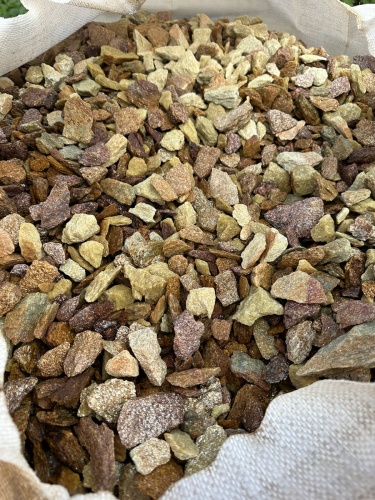 Златолит персиковый декоративная каменная крошка купить в Аше