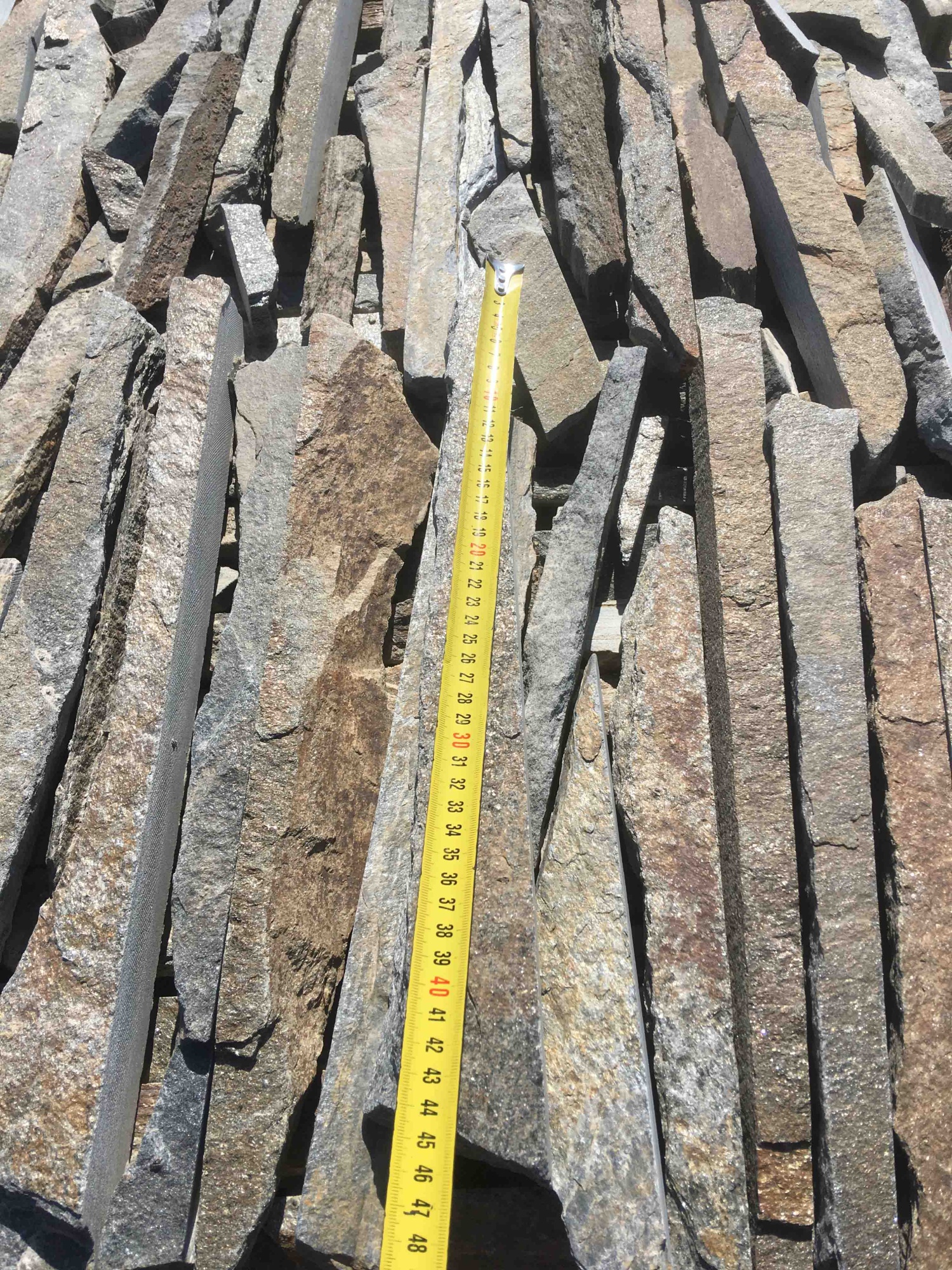 Горбушка златолит мультиколор для облицовки купить в Аше