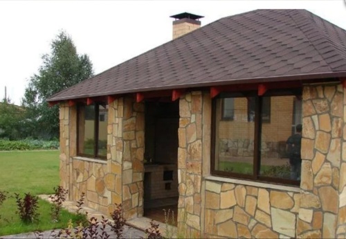 Плитняк златолит жёлтый золотистый для фасада 1,5-3см купить в Аше