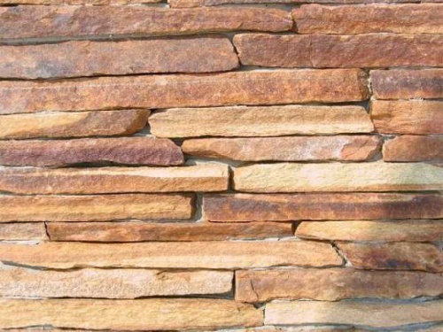 Горбушка златолит золотистый для облицовки купить в Аше