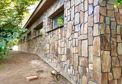 Плитняк кора дерева для цоколя, отмостки купить в Аше