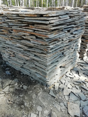 Плитняк златолит Уральский для цоколя, отмостки купить в Аше